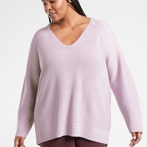 Athleta Hanover Merino Blend V-neck